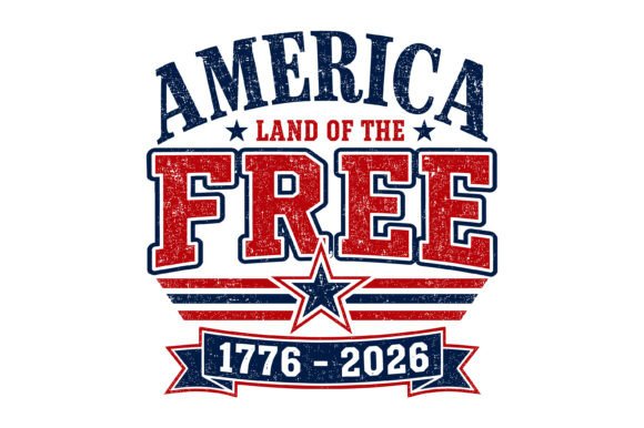 America Free 250th SVG Design for Graphics & T-Shirt Designs