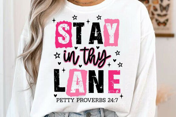 Funny Christian Quote Design for T-Shirt Graphics & Craft Projects