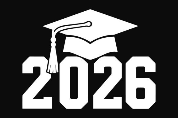 Graduation 2026 Bold Cap Design – T-Shirt Graphics That Pop