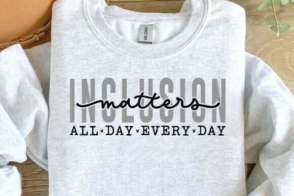 Inclusion PNG: Autism Awareness Graphics for T-Shirt Designs