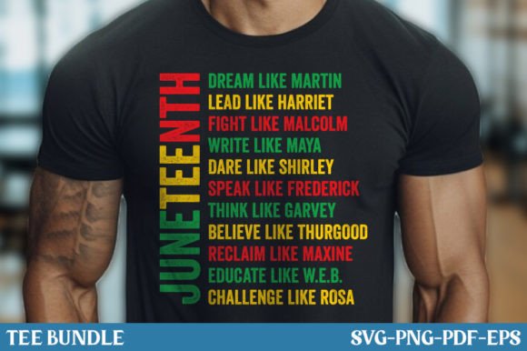 Juneteenth Dream Like - T-Shirt Design: A Fresh Graphic for Bold Editorial Visuals
